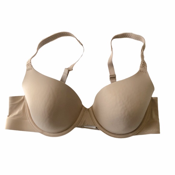 Calvin Klein Nude Lightly Lined TShirt Bra 34B